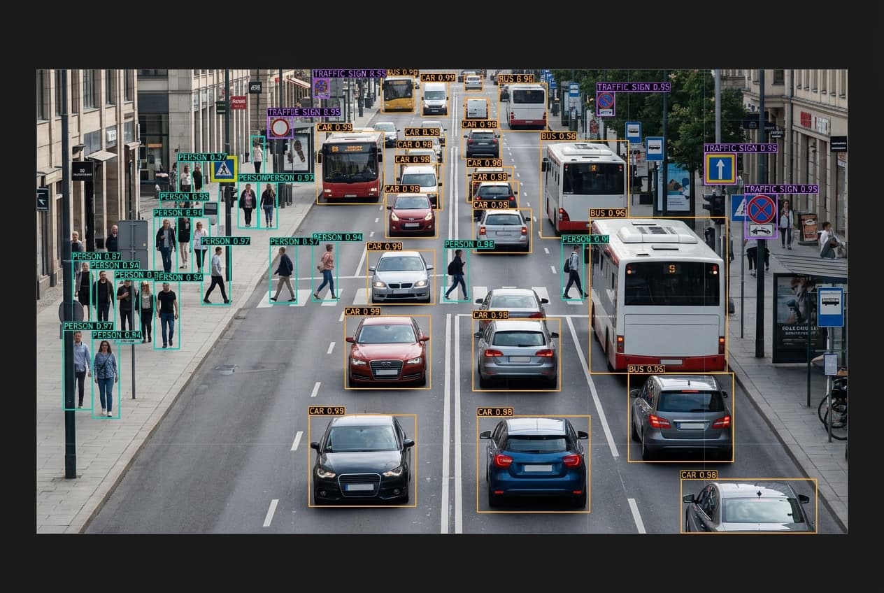 CVAT bounding box annotation — multi-class object detection at 98% precision